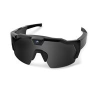 VBESTLIFE Lunettes de Soleil Intelligentes avec Caméra, Enregistreur Vidéo WiFi HD 1080P 12MP, Grand Angle, Stabilisation électronique, Lentille Polarisée, pour Le Cyclisme, Le Sport