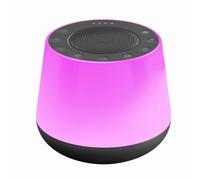 VBESTLIFE Machine à Bruit Blanc, 32 Sons Apaisants avec Volume Réglable et Veilleuse Couleur, Haut-parleur BT 5.1, Machine Sonore Portable pour le Sommeil (GRAY)