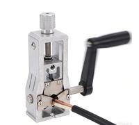 VBESTLIFE Machine à Dénuder les Fils Manuelle, Alimentée par une Perceuse ou à Manivelle, Machine à Dénuder les Fils en Alliage D'aluminium pour Câbles Flexibles à un Fil Haute Tension