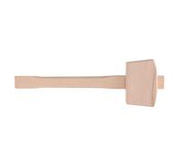 VBESTLIFE Maillet en Bois de Hêtre, Marteau à Bois avec Tête en Hêtre de Haute dureté, Poignée Confortable, Conception Légère, 100 Mm