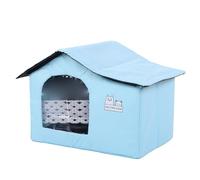 VBESTLIFE Maison de Chat Climatisée, Maison de Climatiseur pour Animaux de Compagnie de Refroidissement 3D à 360 ° avec 8 Blocs de Glace pour Chiens de Chats de Grande, Moyenne et Petite (Moyen)