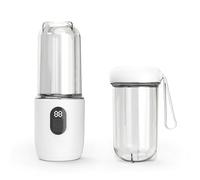 VBESTLIFE Mélangeur Portable pour Shakes et, Presse-agrumes avec 16 Lames, Mini Presse-agrumes avec Couvercle à Poignée Supplémentaire pour les Voyages, le Sport, le Bureau, le Camping