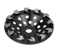 VBESTLIFE Meule Diamantée 180 Mm, 10 Dents, 30# pour Béton, Pierre, Ciment, Coupe avec Corps en Acier pour Meuleuse d'angle