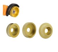 VBESTLIFE Meule Diamantée à Bords 3 Pièces, Disque de Polissage de Pierre à Main à Profil Rond avec Alésage de 20mm pour Meuleuse D'angle de Marbre et de Granit