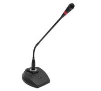 VBESTLIFE Microphone à Condenseur à Col de Cygne, Micro-Micro Cardioïde XLR Micro de Bureau, Angle Réglable, Base Non Glissante, pour Conférences Conférences