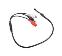 VBESTLIFE Microphone de sécurité, Capteur Haute sensibilité pour DVR, Mini Préampli Enregistreur de Son pour la Surveillance, Portée de Surveillance de 10 à 50 m², Utilisation en Intérieur, au