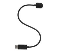 VBESTLIFE Microphone USB, Mini Micro Noir Portable, pour Ordinateur Portable PC