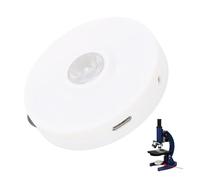 VBESTLIFE Microscope LED Light, Lampe à Microscope à Gradation sans Pas avec Miroir, Autonomie de 8 Heures et Charge Intelligente pour la Recherche en éducation Biologique