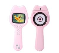 VBESTLIFE Microscope Portatif pour Enfants, Microscope Numérique 500X 1080P pour Enfants, Kit Scientifique éducatif, Jouets pour Garçons et Filles âgés de 3 à 12 Ans (Pink)