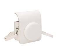 VBESTLIFE Mini 40 Boîtier de Caméra, Sac de Protection en Cuir PU avec Bandoulière Réglable, Couvercle Rétro-étalant de la Protection Contre Les Rayons pour Mini-caméra (White)