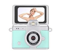 VBESTLIFE Mini Appareil Photo Numérique, Appareil Photo 1080P HD 48MP de Taille Paume avec écran Rabattable à 180 ° de 1,47 Pouces et Collier, pour Débutants et Adultes (Green)