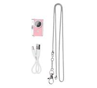 VBESTLIFE Mini Appareil Photo Numérique Porte-clés, Caméra D'enregistrement FHD 1080P de la Taille du Pouce avec écran de 0,96 Pouces, pour Les Concerts D'étude de Voyage (Pink)