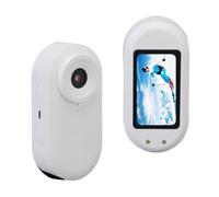 VBESTLIFE Mini Caméra Corporelle 1080P, Caméra Corporelle pour Pouce, de Sport Portable, Casque de Sport Magnétique étanche DV pour Vélo, Vélo, Vlog, Animal de Compagnie (White)