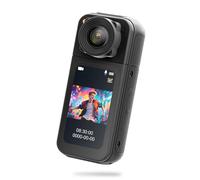 VBESTLIFE Mini Caméra d'action 1080P, Caméra de Sport au Pouce, de Poitrine POV Portable, pour la Course, Le Cyclisme, la Randonnée, Les Aventures en Plein Air (Black)