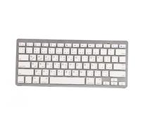 VBESTLIFE Mini Clavier sans Fil, 78 Touches Claviers D'ordinateur Bluetooth Silencieux Ultra Minces pour Android, pour OS X, pour iOS, pour Windows (Arabe)
