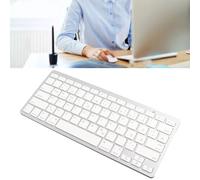 VBESTLIFE Mini Clavier sans Fil, 78 Touches Claviers D'ordinateur Bluetooth Silencieux Ultra Minces pour Android, pour OS X, pour iOS, pour Windows (Allemand)