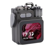 VBESTLIFE Mini Haut-Parleur Bluetooth, Haut-Parleur Portable sans Fil Intelligent avec écran Tactile, Son Extérieur Puissant, Lumières RVB, BT5.4, pour Camping Randonnée