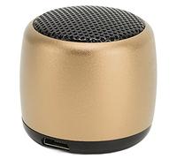 VBESTLIFE Mini Haut-Parleur Bluetooth Portable, Caisson de Basses, Appels Mains Libres, Lanière, Petit Haut-Parleur sans Fil pour Les Aventures en Plein Air (Gold)