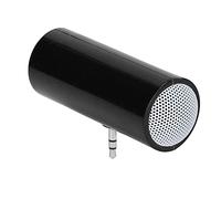 VBESTLIFE Mini Haut-Parleur, Haut-Parleur Enfichable de 3,5 Mm avec Son Clair, Portable pour Les Voyages, Compact alimenté par Batterie pour Smartphone, Ordinateur Portable, Lecteur MP3 (Black)