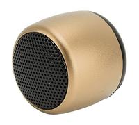 VBESTLIFE Mini Haut-Parleur sans Fil, Caisson de Basses Compact et Lourd, pour Téléphone, Tablette, PC, Haut-Parleur en Métal, Rechargeable par USB, pour Les Amateurs de Musique (Gold)