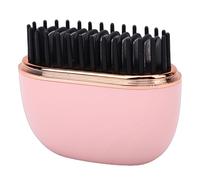 VBESTLIFE Mini Lisseur à Cheveux, 3 Contrôles de Température, Brosse à Lisser électrique Portable, Chauffage Rapide 30 Secondes, Peigne à Lisser sans Fil pour Voyage (PINK)