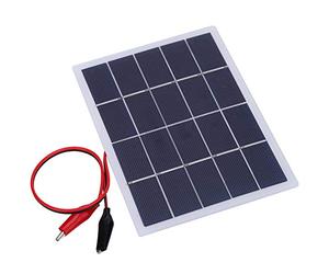 VBESTLIFE Mini Panneau Solaire 3W 5V, Panneau Solaire Bricolage en Silicium Polycristallin, Chargeur de Batterie de Panneau Solaire Portable, 170x130mm