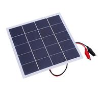 VBESTLIFE Mini Panneau Solaire 4W 5V, Panneau Solaire Bricolage en Silicium Polycristallin, Chargeur de Batterie de Panneau Solaire Portable, 172x175mm