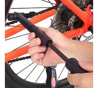 VBESTLIFE Mini Pompe à Vélo en Nylon, Gonfleur de Pneu de Vélo 120 PSI avec Double Valve pour Presta et Schrader, Pompe à Air Portable pour de Route et de Montagne, à Main Compacte avec Poignée