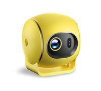 VBESTLIFE Mini Projecteur 4K, luminosité 150 ANSI, Projecteur de Cinéma Maison Portable avec Mise au Point Automatique, pour Films, Jeux, Présentations, Utilisation en Intérieur et en (Prise UE)
