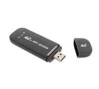 VBESTLIFE Modem WiFi USB 4G LTE, Haute Vitesse 150 Mbps, Prise en Charge de 10 Appareils, Emplacement pour Carte SIM, Plug and Play, adapté au Bureau, aux Voyages, à la Maison (Black)