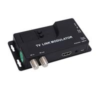 VBESTLIFE Modulateur RF, Modulateur de Liaison TV VHF UHF, Convertisseur AV vers RF, HDMI 1.4, Prise en Charge NTSC et PAL TV, Plug and Play