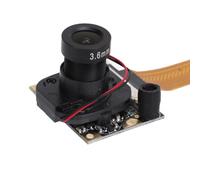VBESTLIFE Module de Caméra de Vision Nocturne, Mise au Point Manuelle 5MP, Angle D'objectif 75°, Capteur OV5647, Webcam HD 1080p pour Série RasPi 5 Zero, Baïonnette CSI, Vis M2x6