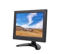 VBESTLIFE Moniteur D'affichage Vidéo à écran Souple Portable 8 Pouces 1024x768 IPS Prend en L'entrée HD HDMI/VGA/AV, Deux Haut-parleurs Intégrés, pour écran LCD D'ordinateur(Prise