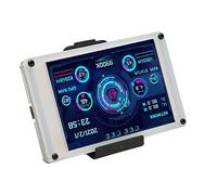 VBESTLIFE Moniteur de Données D'ordinateur 3,5 Pouces IPS, Mini Double USB AIDA64 PC CPU GPU HDD écran D'affichage des Données, éditeur de Thème à intensité Variable Arrêt