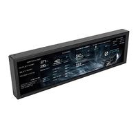 VBESTLIFE Moniteur de Température de Données CPU GPU SSD 8,8 Pouces, Mini écran IPS 1920 X 480 60 Hz, Surveillance de CPU AIDA64 avec Support, sous-écran de Boîtier