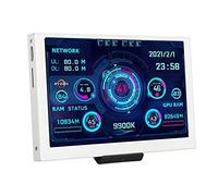 VBESTLIFE Moniteur de Température D'ordinateur 5 Pouces, Affichage du Panneau de Capteur PC, écran Secondaire D'affichage de la Température PC, Mini écran USB IPS, Moniteur de