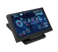 VBESTLIFE Moniteur de Température D'ordinateur 5 Pouces, Interface Multimédia HD, éditeur de Thème Visuel, Conception DIY, Compatible avec Le Logiciel AIDA64, écran IPS