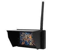 VBESTLIFE Moniteur FPV, Récepteur D'écran FPV sans Fil LCD 5.8G 4.3 Pouces 48 Canaux avec Pare-, Batterie Intégrée, Affichage OSD Actif