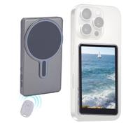 VBESTLIFE Moniteur Magnétique pour Selfie de Téléphone, écran HD de 4,02 Pouces avec Vidéo 4K à Latence Nulle, pour la Photographie Vlog, Télécommande Bluetooth sans Fil