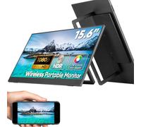 VBESTLIFE Moniteur Portable 15,6 Pouces, écran FHD 1080P avec WiFi Double Bande 2,4G 5G USB C Mini HDMI, luminosité 300cd m² 95 NTSC HDR, pour Ordinateur Portable