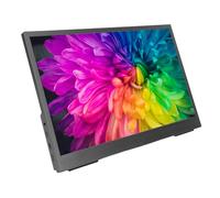 VBESTLIFE Moniteur Portable à écran Tactile, 15,6 Pouces 1080P 10 Points avec Support, Deux Haut-parleurs Stéréo, Moniteur de Voyage USB C pour Ordinateur Portable, PC, Téléphone