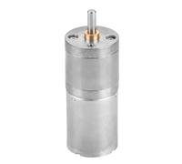 VBESTLIFE Moteur à Engrenages CC, Moteur à Engrenages en Métal à Basse Vitesse de 25 Mm 12 V avec Noyau 25GA-370, Précision de Couple élevée pour Robot, Fonctionnement Silencieux pour Rideau (12V