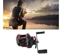 VBESTLIFE Moulinet de Pêche Baitcasting, Moulinet de Pêche en Métal à Lancer Long avec Rapport de Vitesse Puissant de 7,2: 1, de Ligne Anti-Explosion Lisse pour la en Eau Douce en Eau Salée, Léger