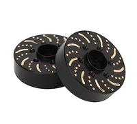 VBESTLIFE Moyeux de Roue Poids en Laiton Adaptateur de Moyeu Hexagonal de Roue Poids, Poids de Roue en Laiton pour 1/10 RC Chenille RC Pièces de Mise à Niveau de Voiture Fumeurs (15mm)