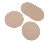 VBESTLIFE Napperon Rond en Toile de Jute 12 Pouces, Tapis de Table en Jute Rustique Résistant à la Chaleur et au Froid pour Un Mariage Rural, Un Rassemblement à la Ferme, Ensemble de 13