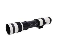 VBESTLIFE Objectif TéléObjectif 420-800 Mm F8.3 pour Appareils Photo à Monture EF EF-S, Objectif à Mise au Point Manuelle avec Revêtements MC Multicouches (White)