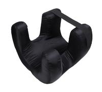 VBESTLIFE Oreiller du Visage, Oreiller de Massage du Visage Endormi Face vers le Bas pour les Rides Satin, Oreiller de beauté pour Maintenir les Rides Faciales et les Lignes de Sommeil (BLACK)