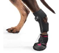 VBESTLIFE Orthèse de Pied pour Chien Résistante à l'abrasion avec Semelle Antidérapante, Botte pour Chien Intégrée Respirante pour L'extérieur, Semelle en Caoutchouc Robuste et Conception (L)