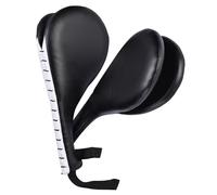 VBESTLIFE Pad, Double Coup de Pied Cible avec Rembourrage en Mousse, Coussin d'entraînement de Vitesse pour Taekwondo, karaté, Coups de Pied Hauts et Bas, Coussinet à Main avec Dragonne pour