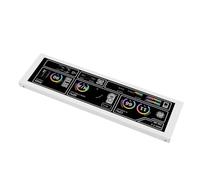 VBESTLIFE Panneau D'affichage de Température PC de 8,8 Pouces, Panneau de Capteur IPS FHD 1920 X 480 avec Prise en Charge, Mini écran USB C pour la Surveillance des Données CPU GPU (White)